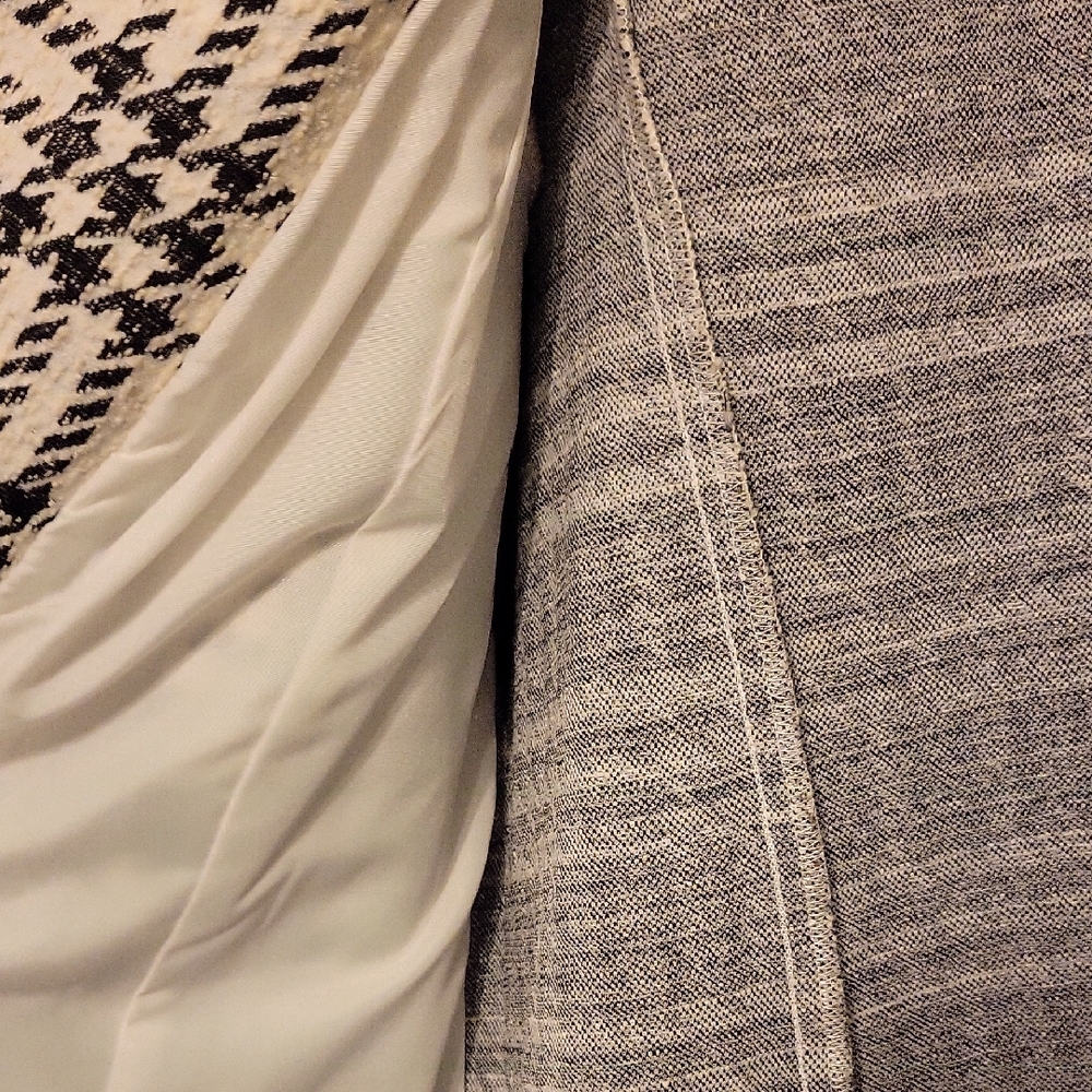 Lane Bryant Black and White Checkered Blazer - Picture 3 of 5